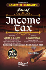  Buy Companion to Sampath Iyengars Law of INCOME TAX [Vol. 11: Containing Commentary on Wealth Tax Act, 1957]